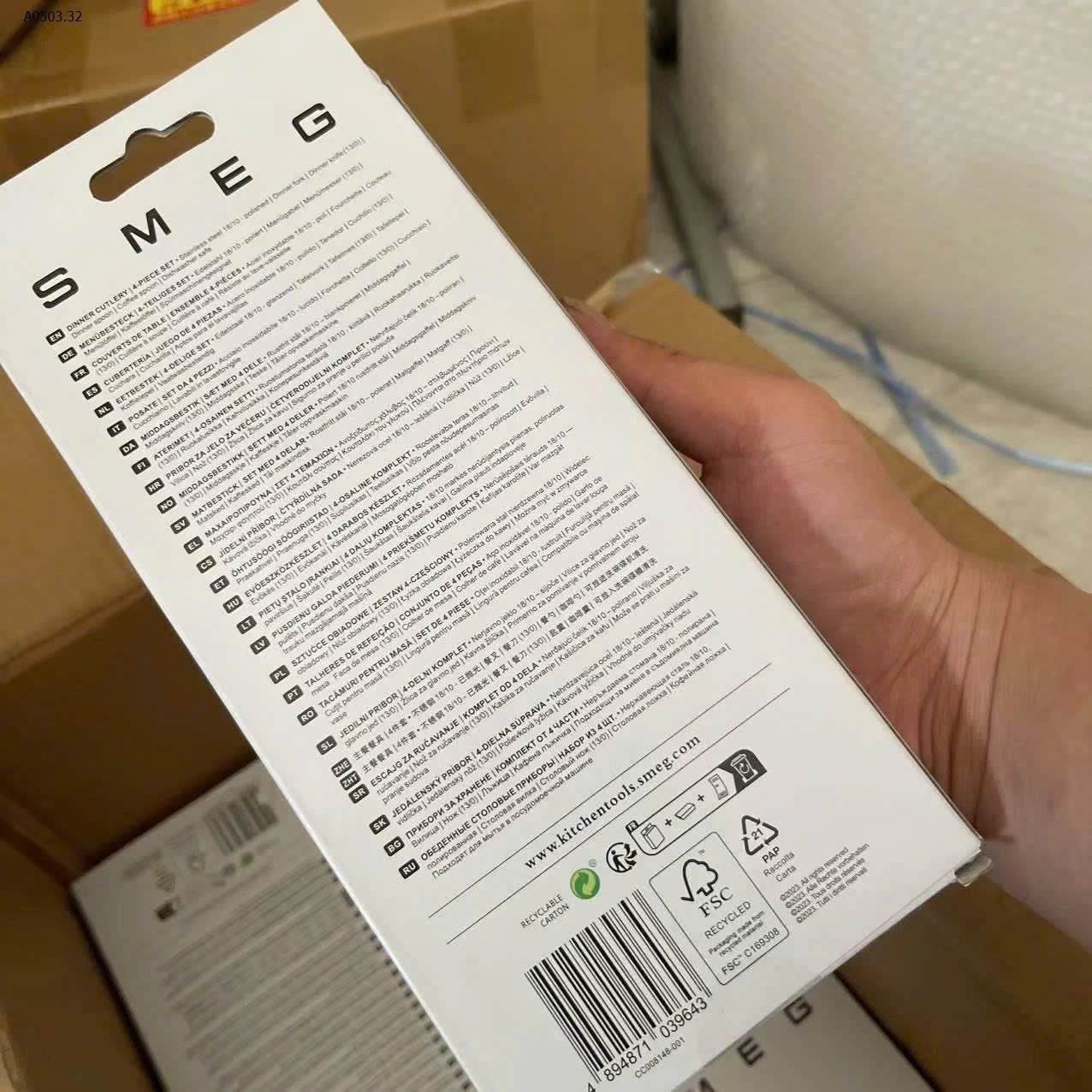 Bộ dao muỗng nĩa SMEG- sỉ 95k/bộ