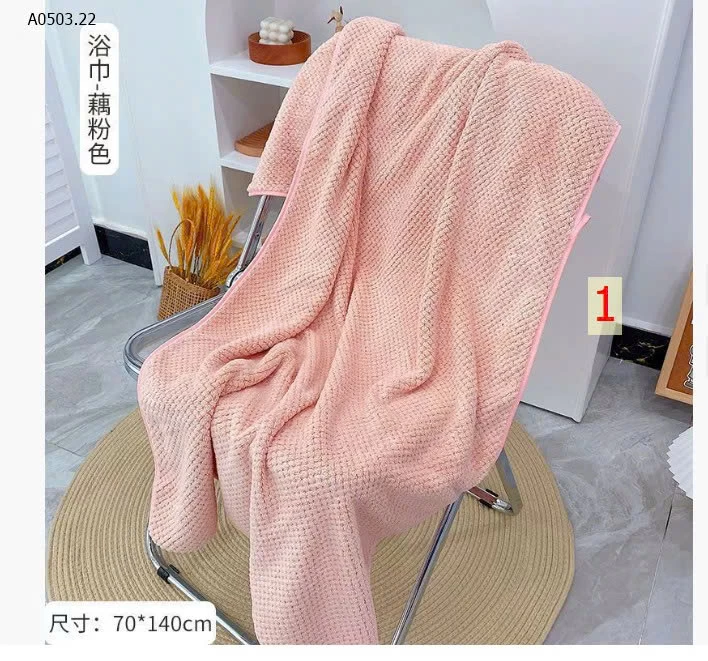 KHĂN TẮM CAO CẤP NỘI ĐỊA TRUNG SIÊU MỀM MỊN KT 70x 140cm- sỉ 65k
