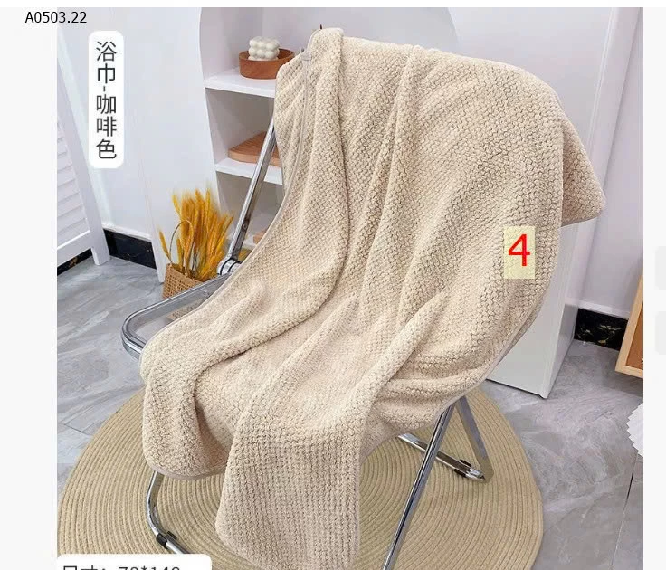 KHĂN TẮM CAO CẤP NỘI ĐỊA TRUNG SIÊU MỀM MỊN KT 70x 140cm- sỉ 65k
