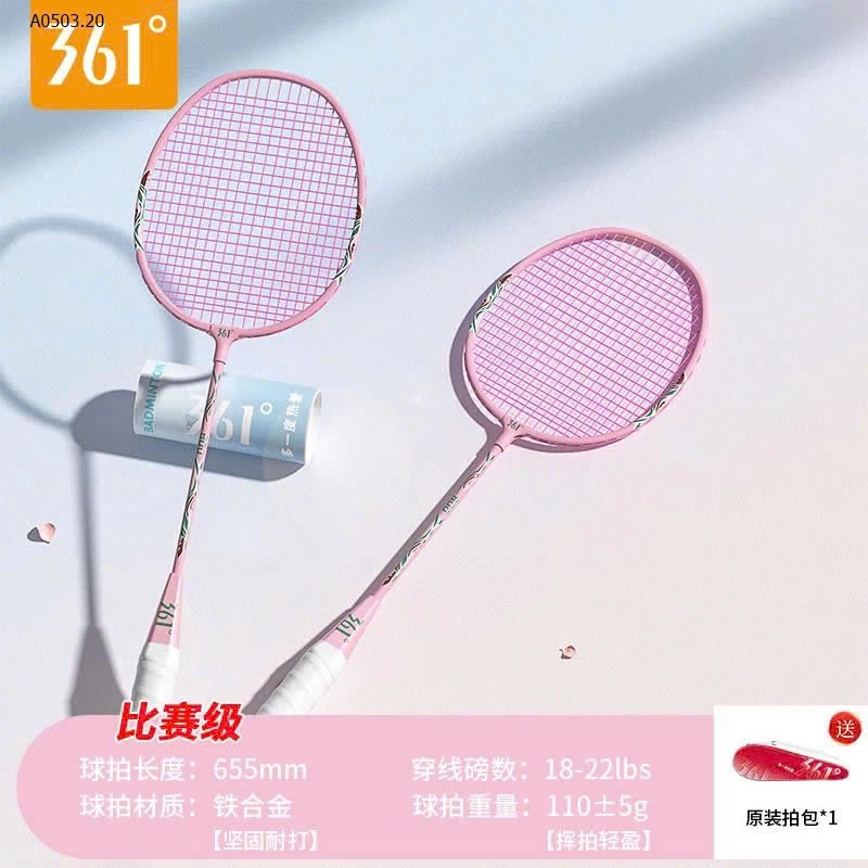 VỢT CẦU LÔNG 361 - sỉ 146k/cặp