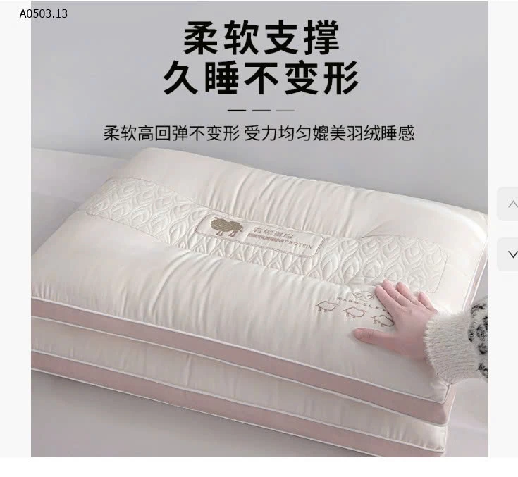 GỐI PROTEIN LẠC ĐÀ - Giá sỉ 160k/1 cặp