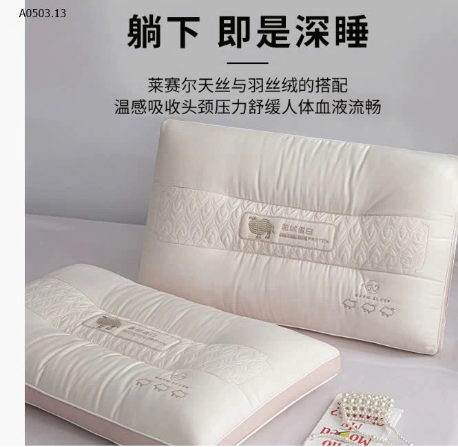 GỐI PROTEIN LẠC ĐÀ - Giá sỉ 160k/1 cặp