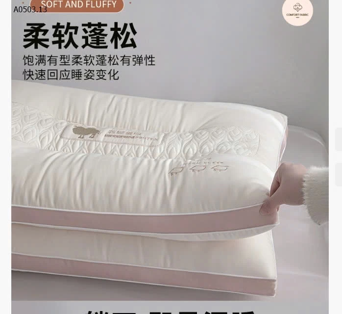 GỐI PROTEIN LẠC ĐÀ - Giá sỉ 160k/1 cặp