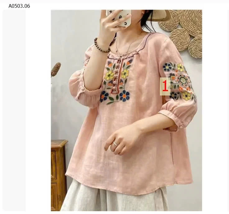 Áo thêu hoa - sỉ 150k