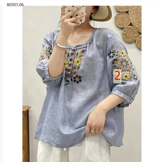 Áo thêu hoa - sỉ 150k