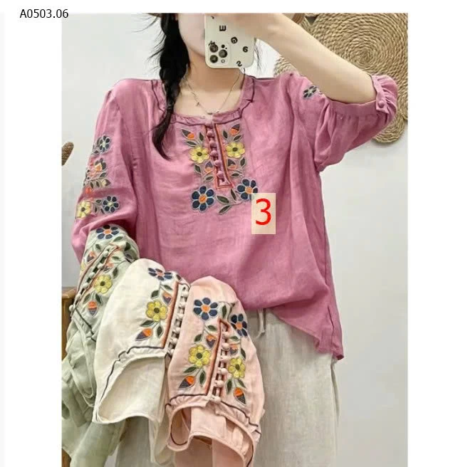 Áo thêu hoa - sỉ 150k