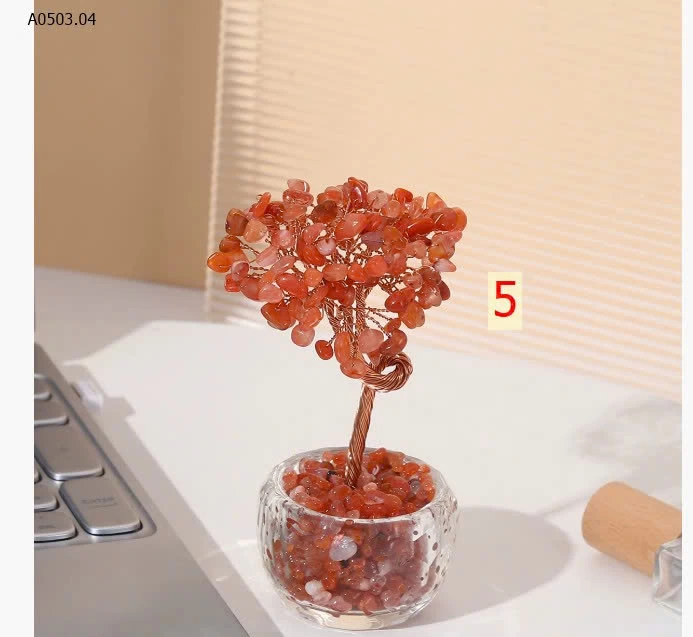 CÂY TÀI LỘC ĐÁ TỰ NHIÊN – MINI ĐỂ BÀN XINH XẮN - sỉ 120k