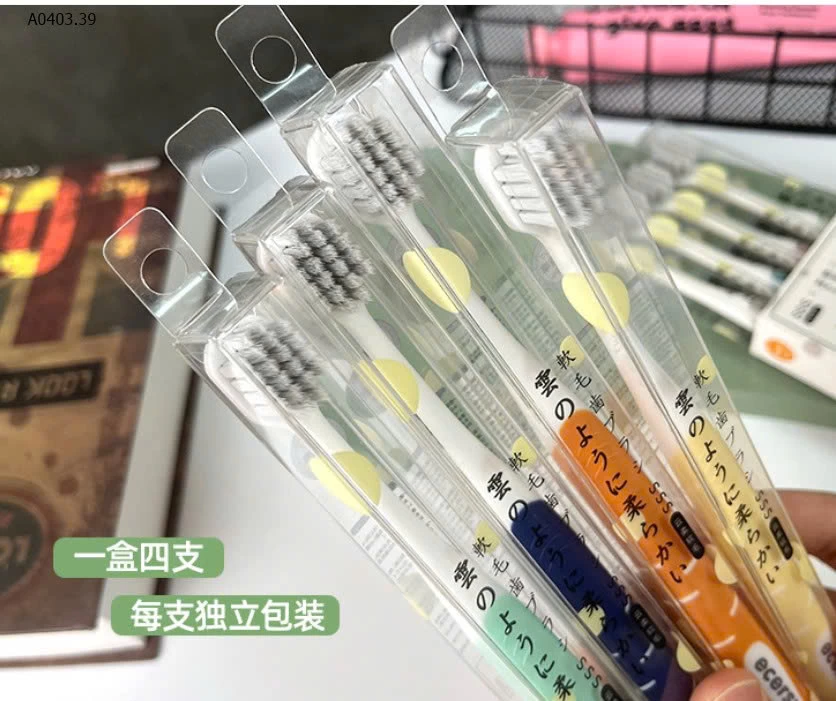 - Set 8 bàn chải đánh răng Nhật ECERSU Lông Mềm Kháng Khuẩn-sỉ 89k/1 set 8 chiếc