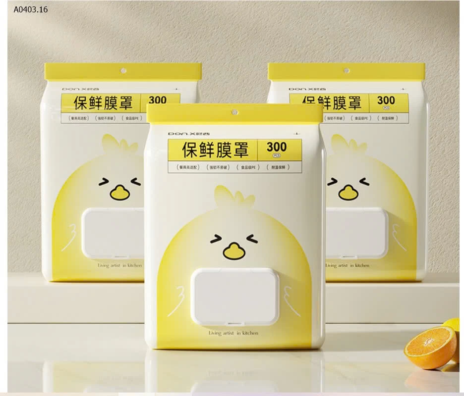 MÀNG BỌC THỰC PHẨM DẠNG TÚI TREO - Giá sỉ 62k/set 300c