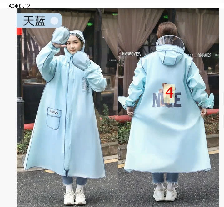 ÁO MƯA THỜI TRANG GẤU NICE - sỉ 127k