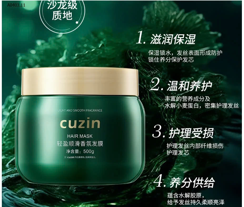 HŨ KEM Ủ TÓC CHÍNH HÃNG CUZIN Ủ SIUUU MỀM - sỉ 68k