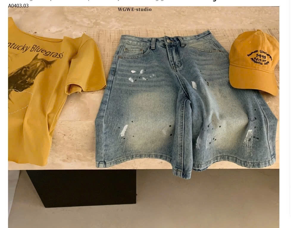 Quần ngố jean - sỉ 355k