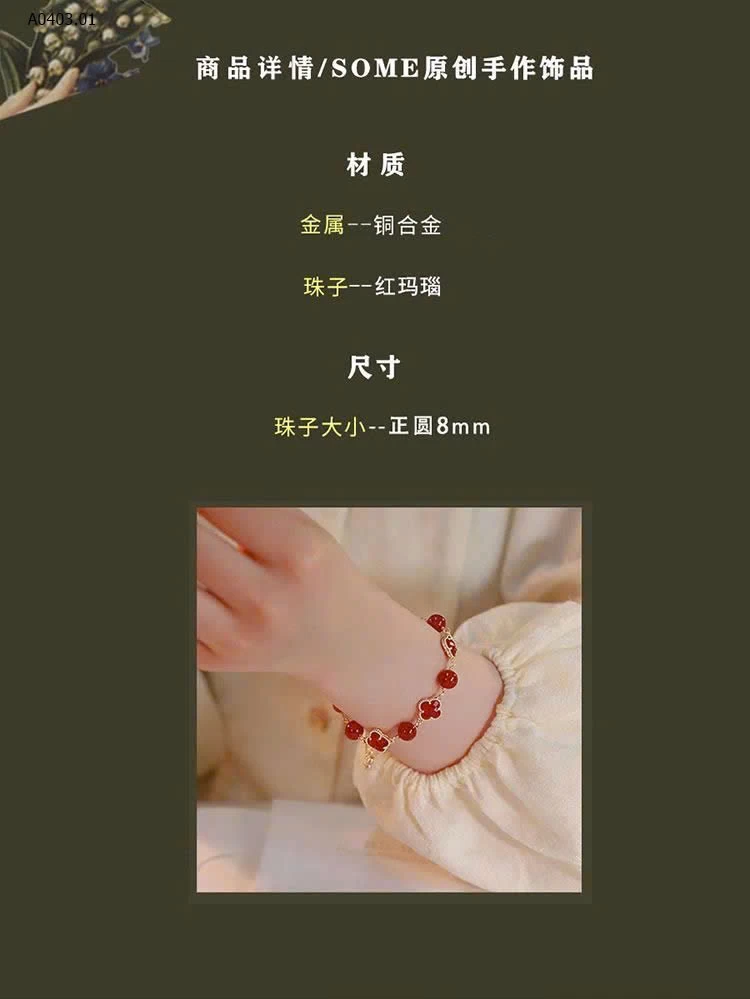 VÒNG TAY CỎ BỐN LÁ - sỉ 150k