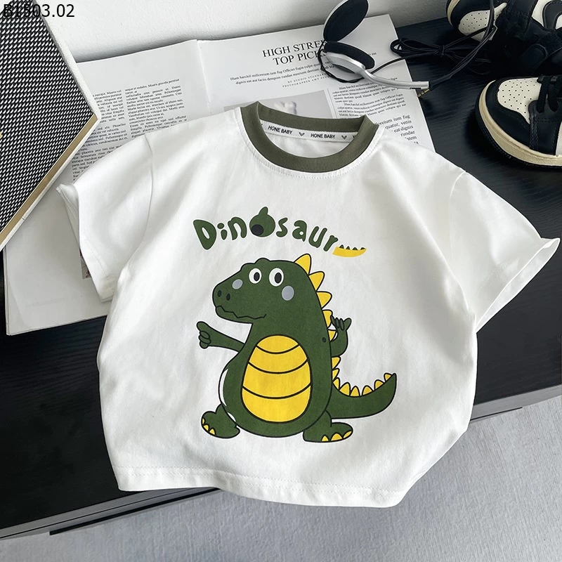 SET BỘ BÉ TRAI ÁO KHỦNG LONG + QUẦN SHORT giá sỉ 127k