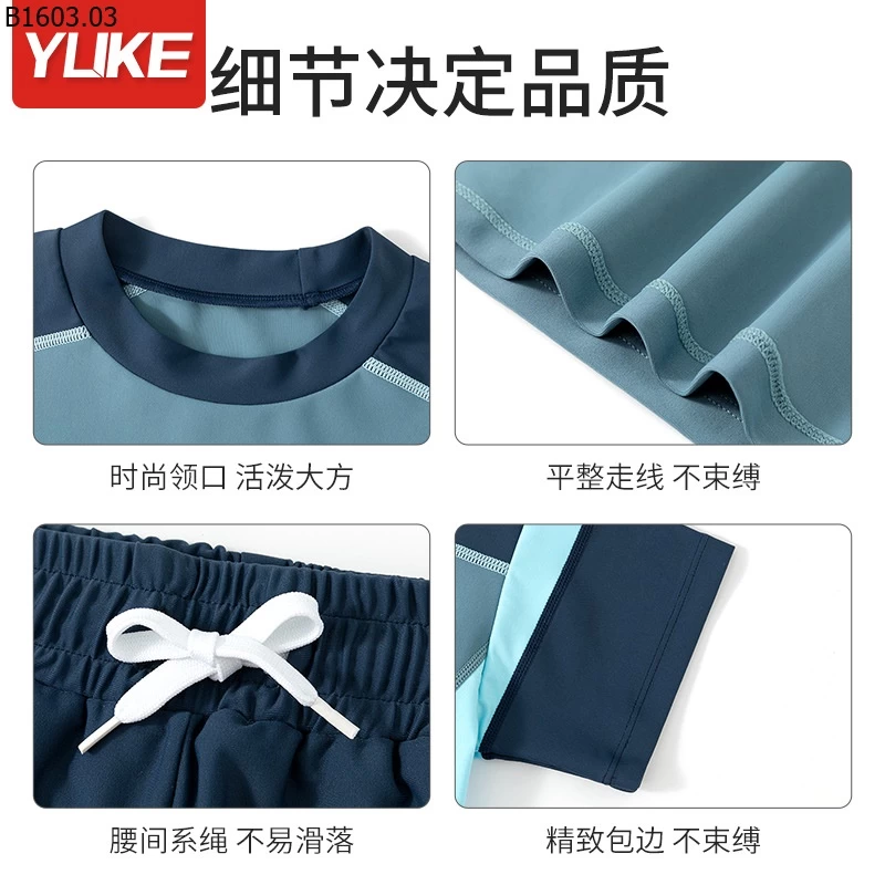 BỘ BƠI BÉ TRAI SIZE ĐẠI YUKE Gía sỉ 197k