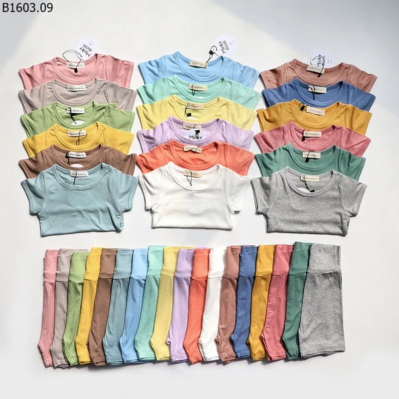 BỘ HÈ GÂN CẠP CAO CHO BÉ HÃNG #minkymom giá sỉ 110k