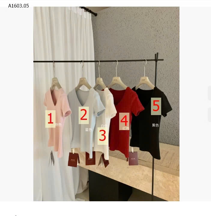 ÁO CỔ TIM WGWE- sỉ 172k