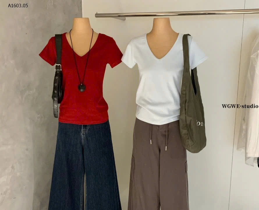 ÁO CỔ TIM WGWE- sỉ 172k