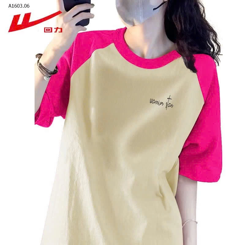 ÁO THUN WARRIOR TAY RAGLAN CHO NỮ - sỉ 167k