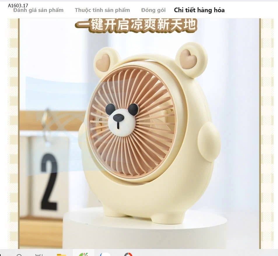 QUẠT MINI ĐỂ BÀN- sỉ 75k