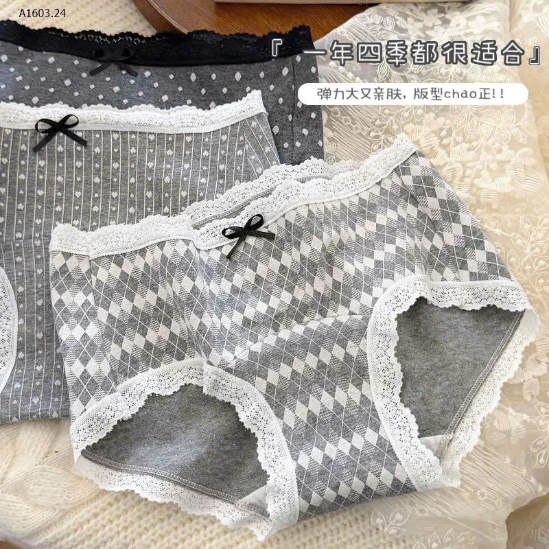 SET 5 QUẦN CHIP HỌA TIẾT CHO NỮ - sỉ 115k/set 5c mix