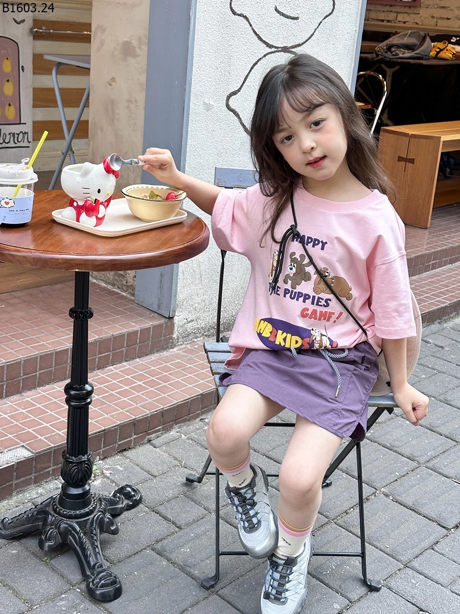 Áo thun trẻ em Elmo phong cách Hàn Quốc mùa hè 2026 NHÀ AMBB giá sỉ sz 90-150 : 129k sz 160 : 139k sz 170 : 149k