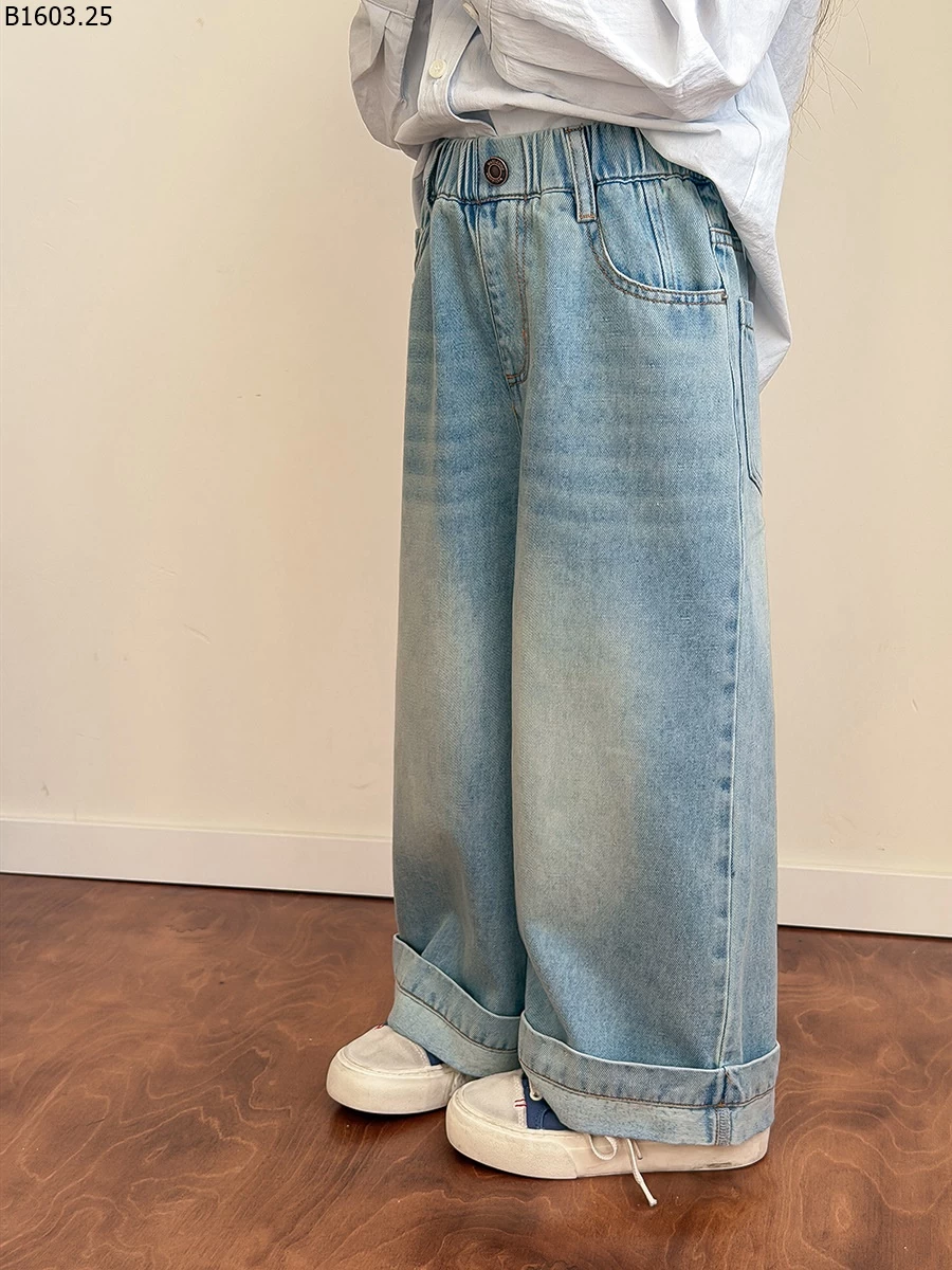 Quần jeans ống đứng kiểu Hàn Quốc đơn giản NHÀ AMBB giá sỉ sz 100-150 : 229k sz 160 : 248k sz 170 : 268k