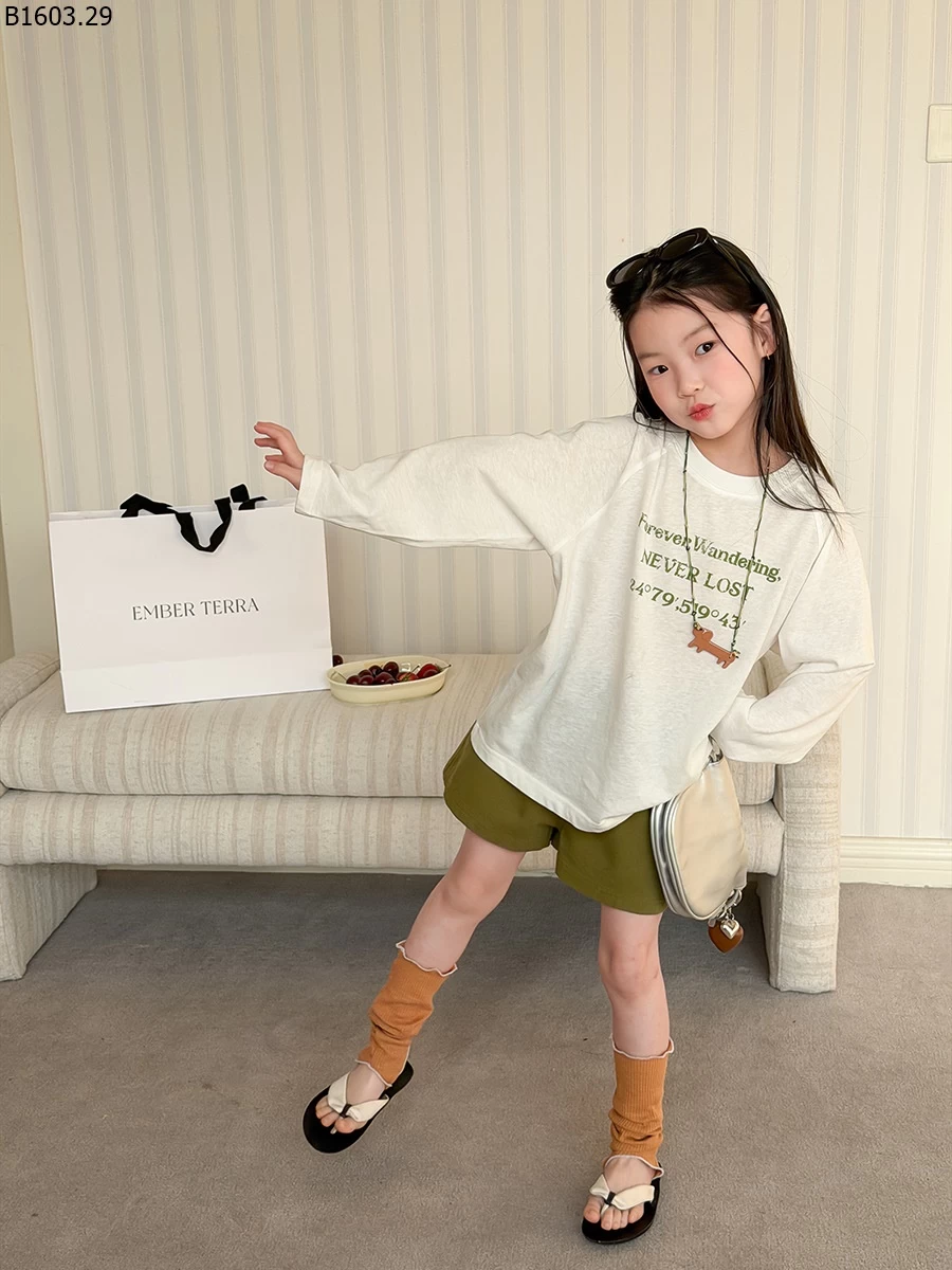 Áo lót mỏng nhẹ, thời trang mùa xuân/hè cho bé gái Elmo NHÀ AMBB giá sỉ sz 100-150 : 108k sz 160 : 117k sz 170 : 129k