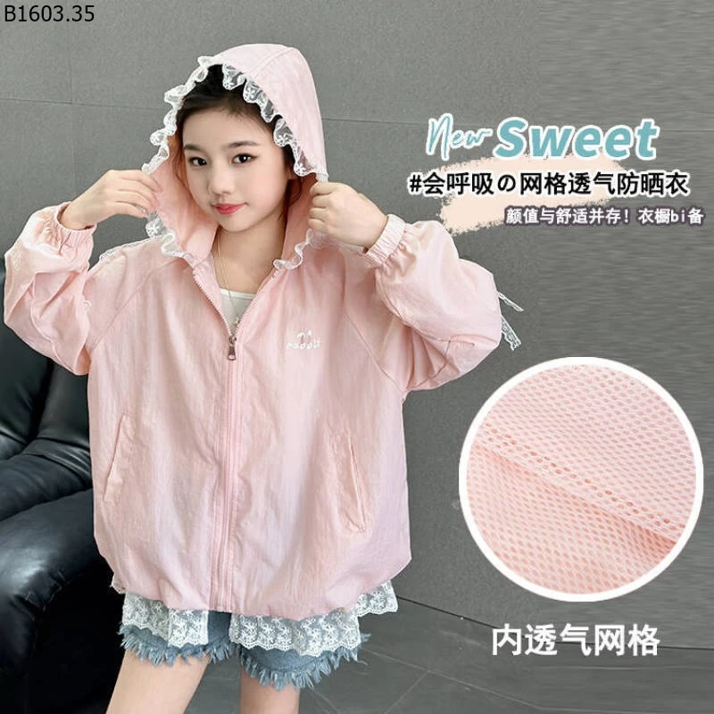 ÁO KHOÁC VIỀN REN CHO BG giá sỉ 170k