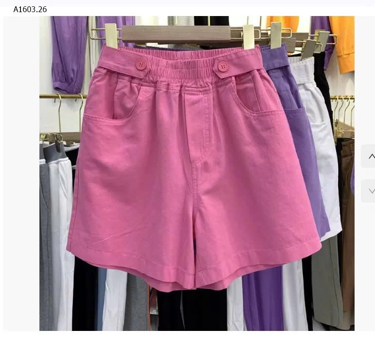 QUẦN SHORT CẠP CHUN NỮ - sỉ 113k