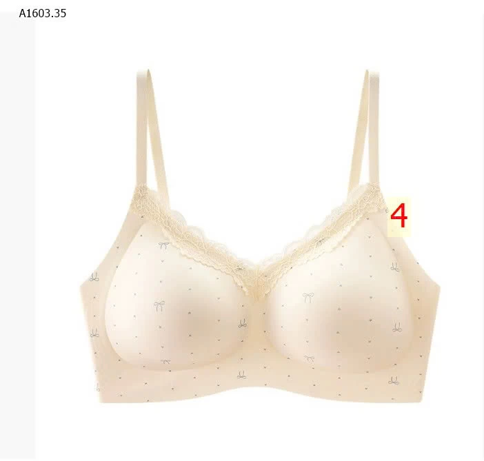 ÁO BRA NÂNG NGỰC KHÔNG ĐƯỜNG MAY HOA NHÍ - sỉ 64k