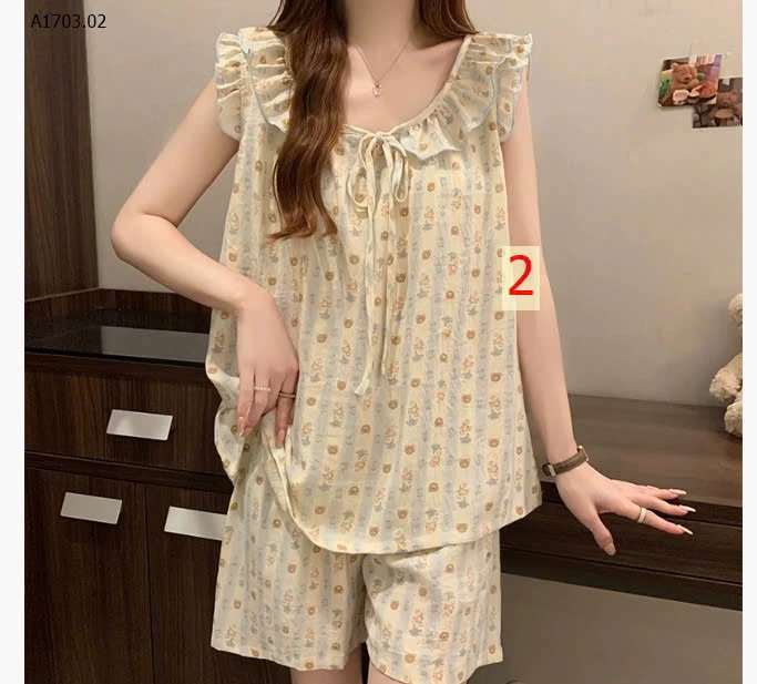 BỘ MẶC NHÀ CHO NỮ - sỉ 142k