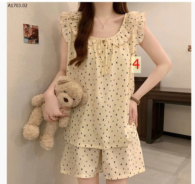 BỘ MẶC NHÀ CHO NỮ - sỉ 142k