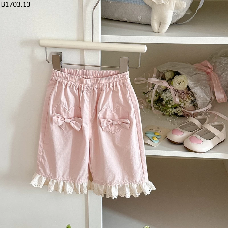 QUẦN NƠ VIỀN REN CHO BG sỉ 169k