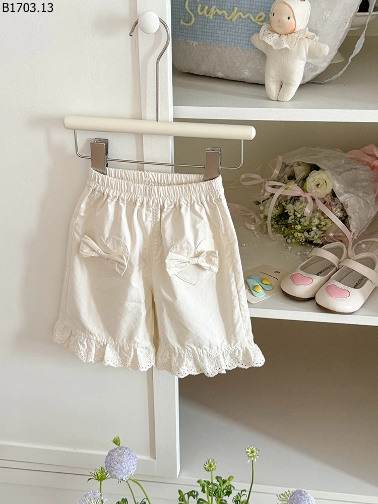 QUẦN NƠ VIỀN REN CHO BG sỉ 169k