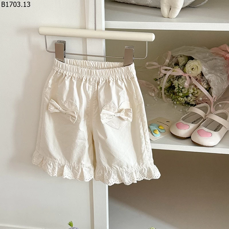 QUẦN NƠ VIỀN REN CHO BG sỉ 169k