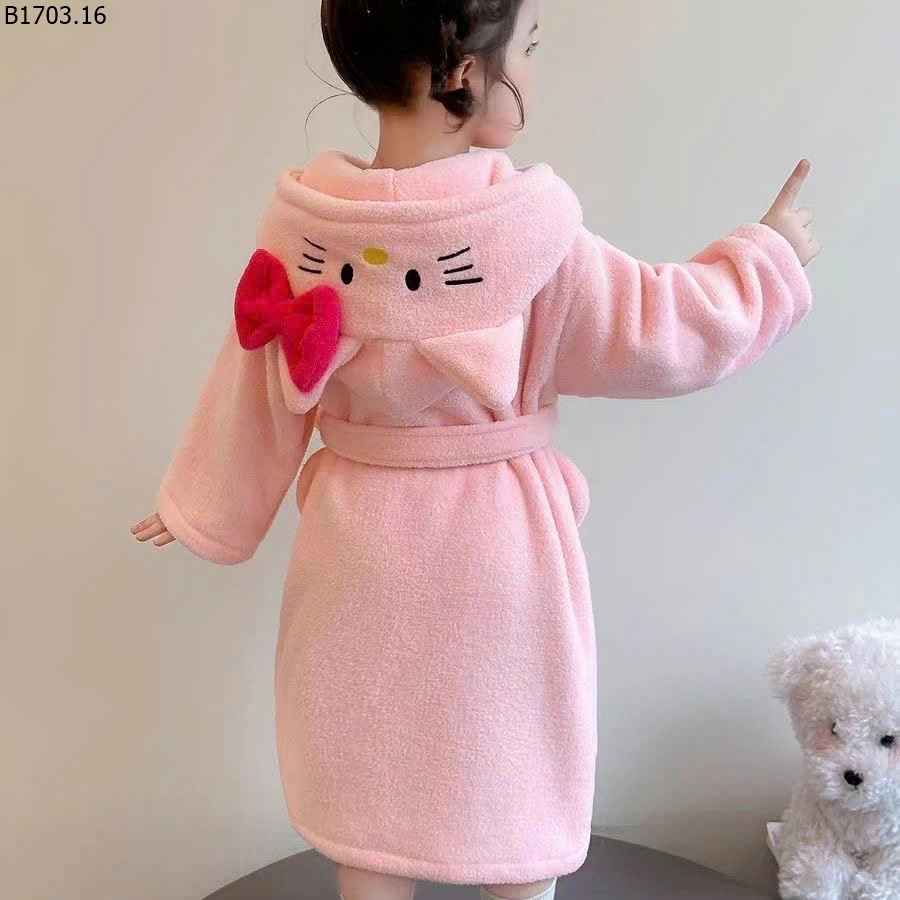 ÁO CHOÀNG TẮM KITTY CHO BG sỉ 130k