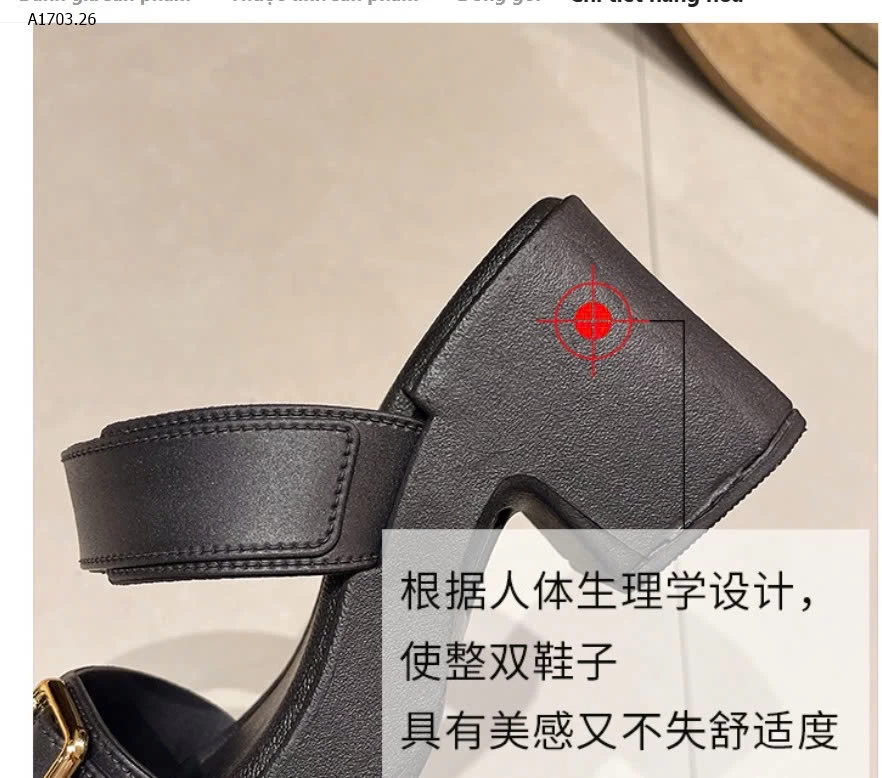 DÉP CAO GÓT ĐẾ CAO- sỉ 71k