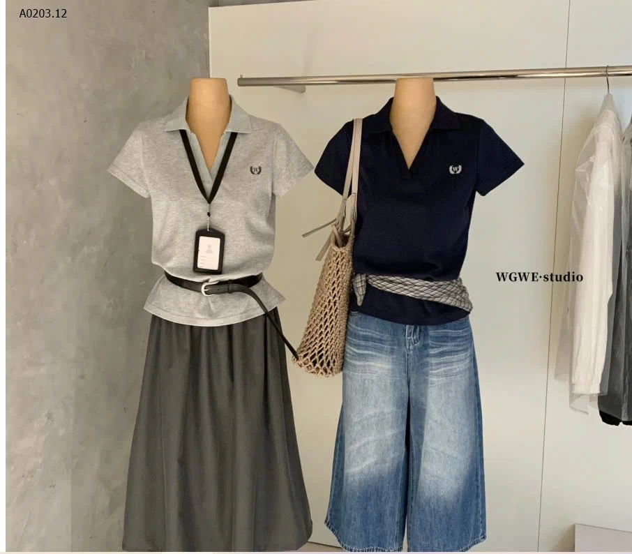 ÁO POLO CỘC TAY W.G.W.E - sỉ 220k