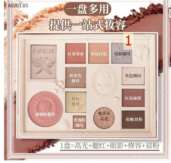 BẢNG PHẤN MẮT 12 MÀU CHO NỮ - sỉ 54k