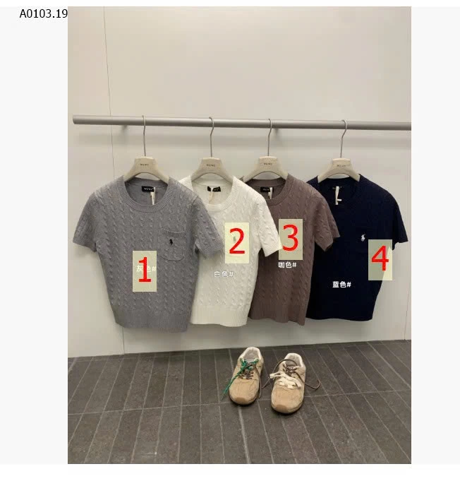 ÁO LEN THÊU NGỰA W.G.W.E- sỉ 259k