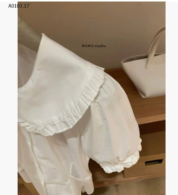 ÁO SƠ MI CỔ BÚP BÊ W.G.W.E - sỉ 258k