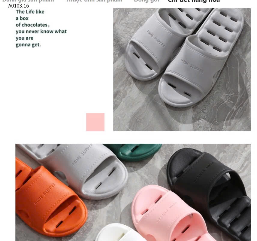 DÉP ĐI TRONG NHÀ NAM NỮ- sỉ 108k/set 2 đôi chọn màu size
