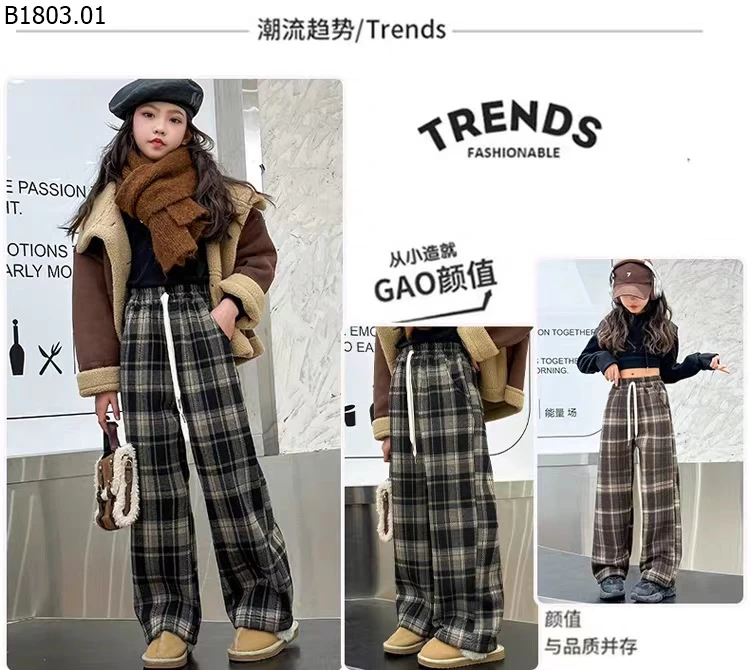 QUẦN SUÔNG KẺ SZ ĐẠI giá sỉ 154k