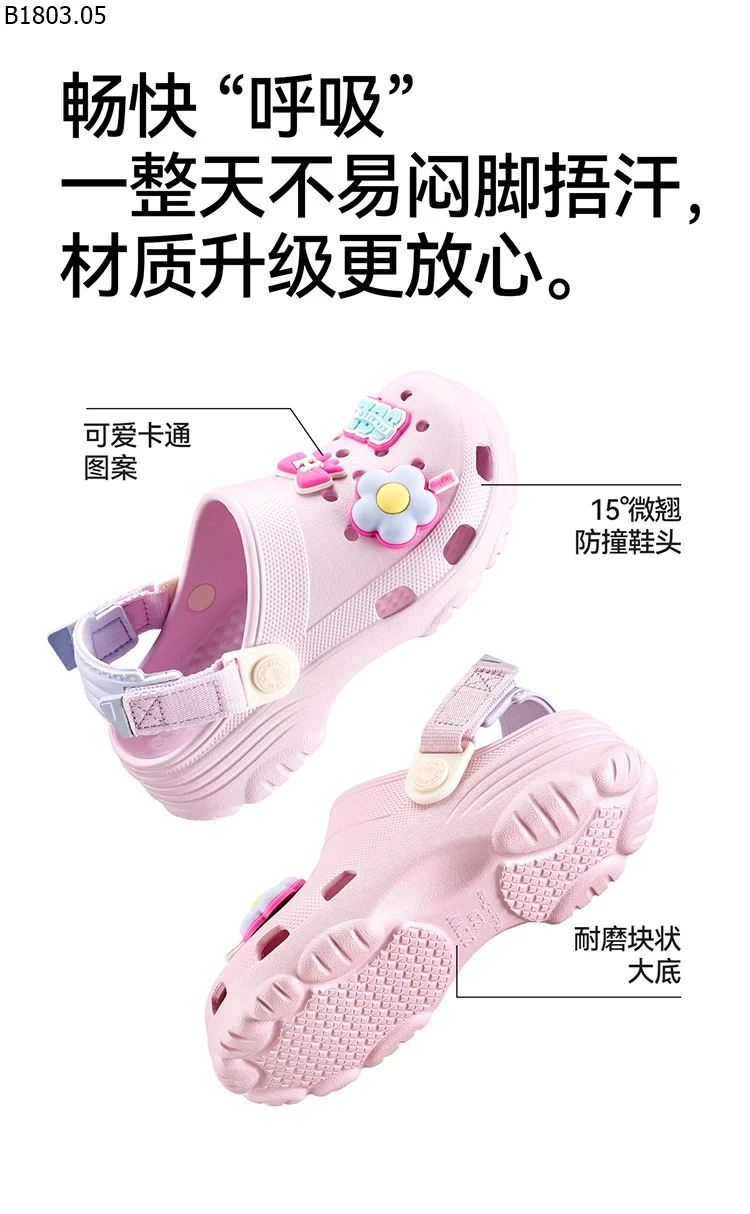 DÉP CROCS CHO BÉ giá sỉ 142k