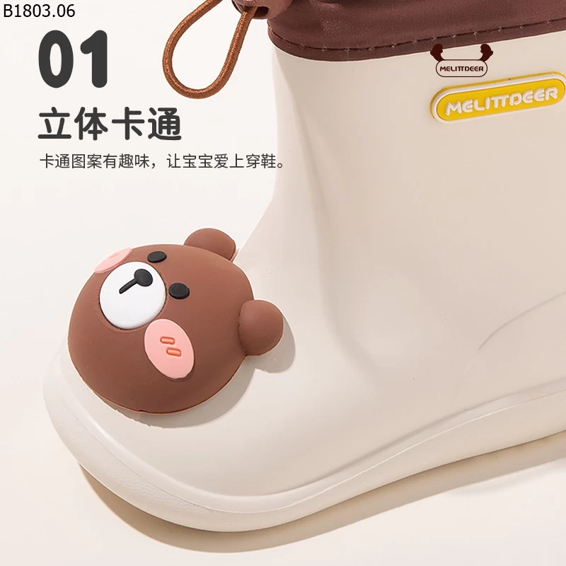 GIÀY ĐI MƯA CHO TRẺ giá sỉ 177k