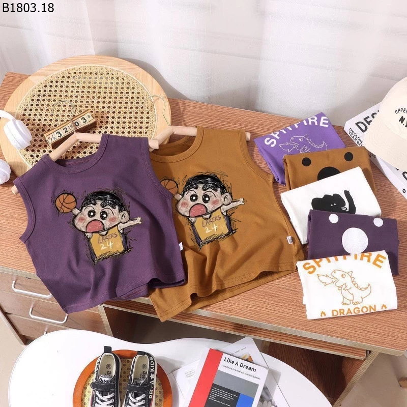 ÁO BA LỖ CHO BÉ giá sỉ 65k/c