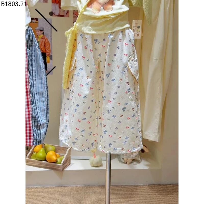 SET ÁO HÌNH CÚN MIX QUẦN HỌA TIẾT CHO BG sỉ size 90-140: 285k size 150-160: 299k