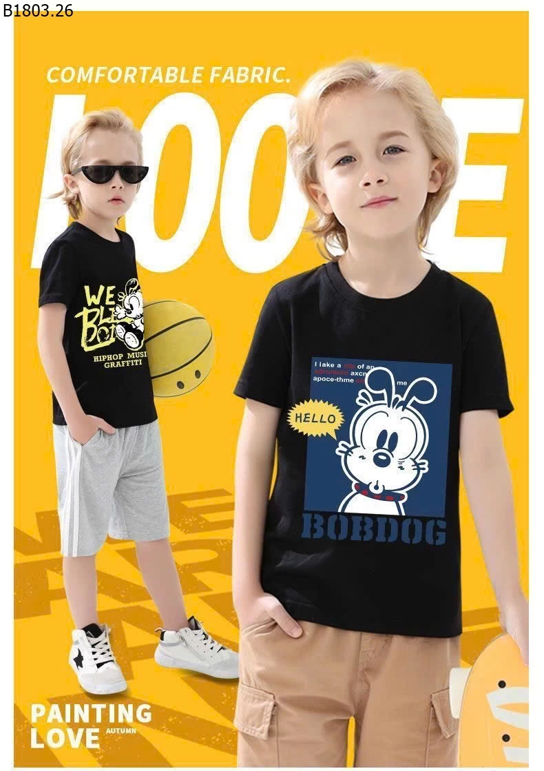 SET 2 ÁO BOBDOG CHO BÉ sỉ 160k/set 2c như hình