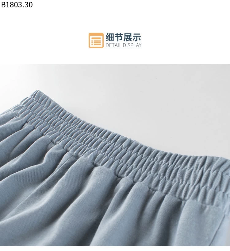 QUẦN ĐÙI CHO BT 27KIDS sỉ 70k